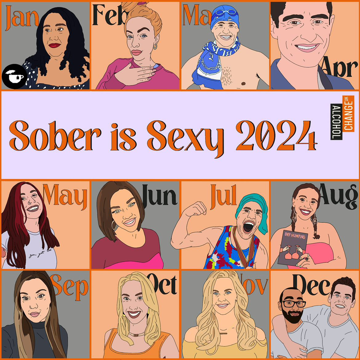 Sober iscalendar 2024 line up the news is out womanonamission